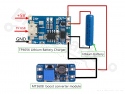 Oplader voor LiIon/LiPoly batterijen/accu's MicroUSB TP4056 1A